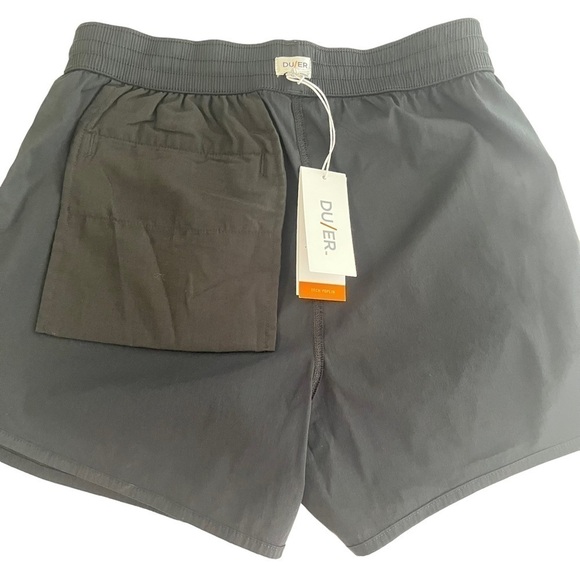 DU/ER Weightless Poplin AC Ultra Lightweight Track
Shorts - BLACK size S - Picture 9 of 9